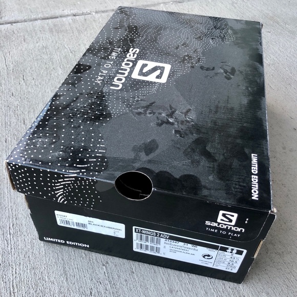 Size 9.5 - Salomon S/Lab XT-Wings 2 Advanced SS20 Black Exuberance - Picture 10 of 10